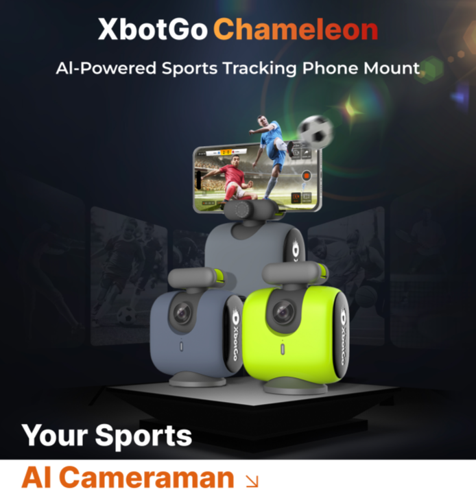 Introducing XbotGo Chameleon Al Sports Tracking Phone Mount