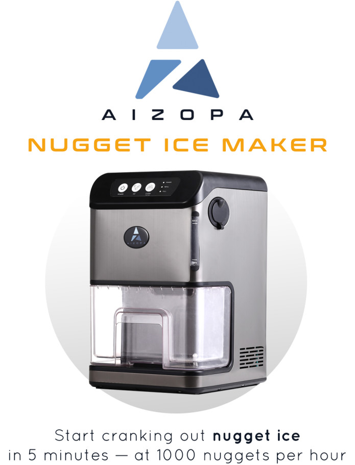 AIZOPA: The World's Fastest Nugget Ice Maker 