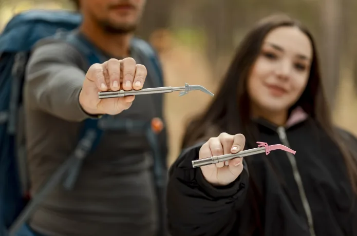 Tiueco Titanium Expandable Eco-Life Filter Straw
